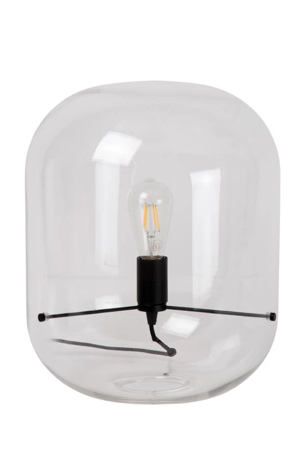Lucide VITRO - Lampe de table - Ø 35 cm - 1xE27 - Transparent - éteint